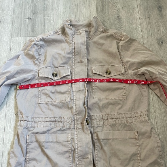 Sonoma • Light Brown Fall Utility Jacket Cinch Waist - Picture 11 of 13